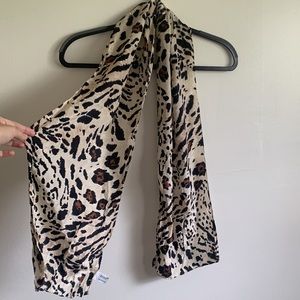 Leopard Silk Scarf